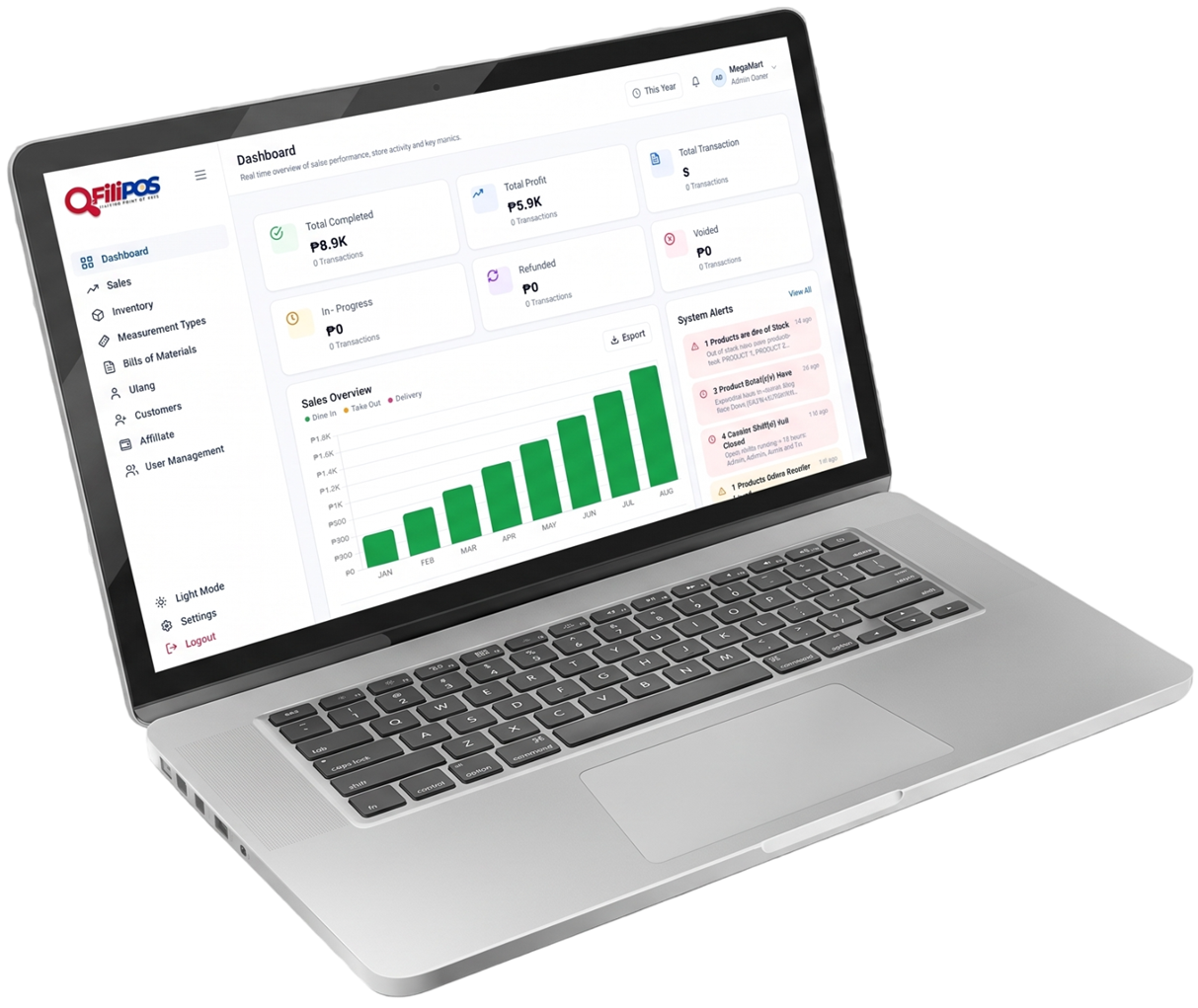 Filipos Dashboard